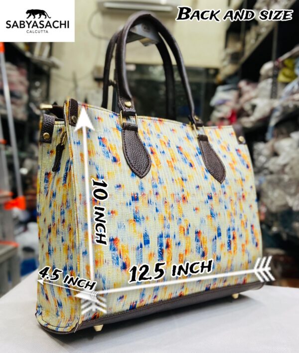 Sabyasachi Inspired Premium Tote Bag – Set of 2 | Digital Print | Lightweight Travel Handbag - Image 7